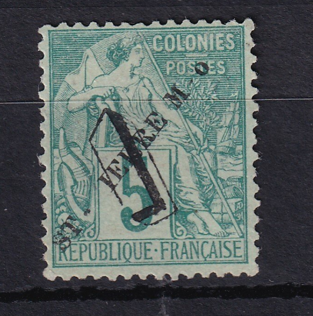 Saint Pierre et Miquelon 1892 - variété sans P et sans N - Yvert n°48f