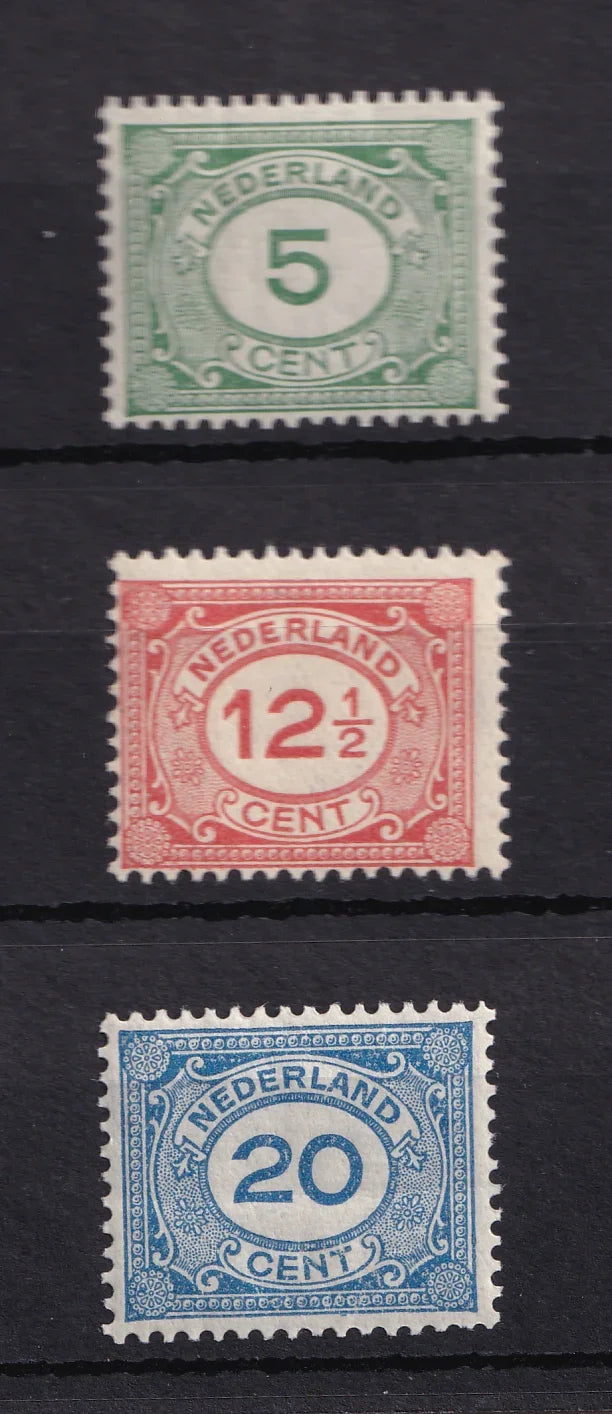 Pays-Bas 1921 - sans charnière, série complète - Yvert n°103/105