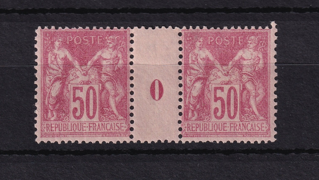 France 1900 - Cote 850€, superbe Millésime 0 sur Sage 50cts type I - Yvert n°104
