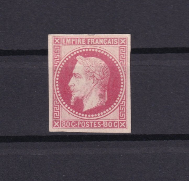 France 1867 - rare impression fine de Rothschild - Yvert n°32b
