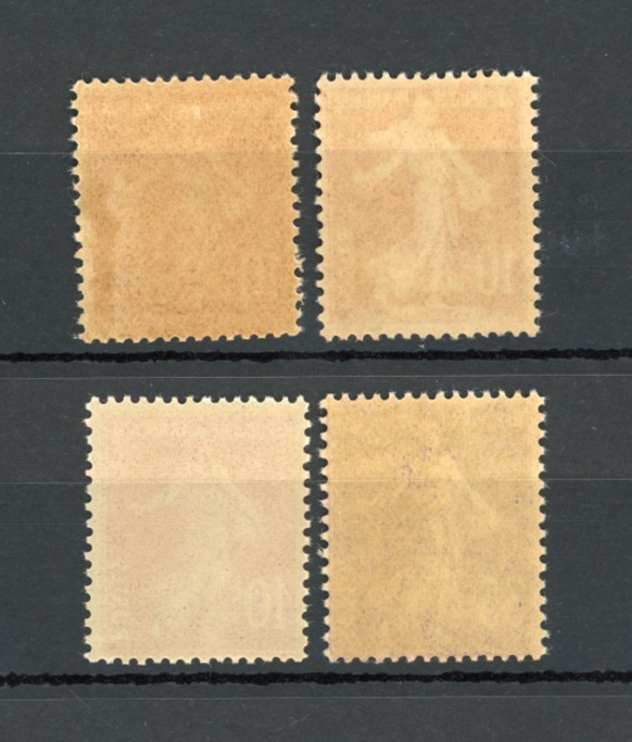 France 1906 - Cote 500€, sans charnière, série complète - Yvert n°134/136
