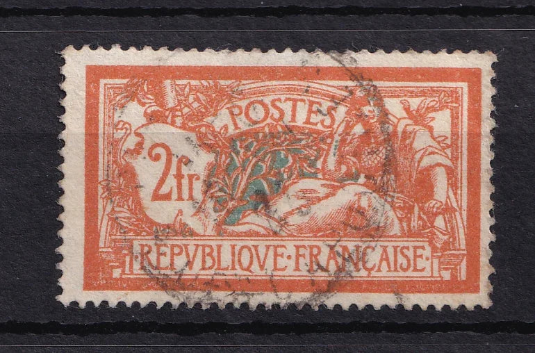 France 1907 - Rare variété écusson brisé - Yvert n°145c