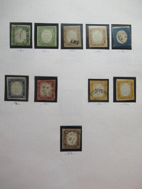 Italie - Anciens états, collection de timbres