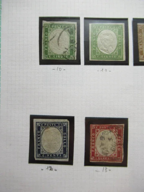 Italie - Anciens états, collection de timbres