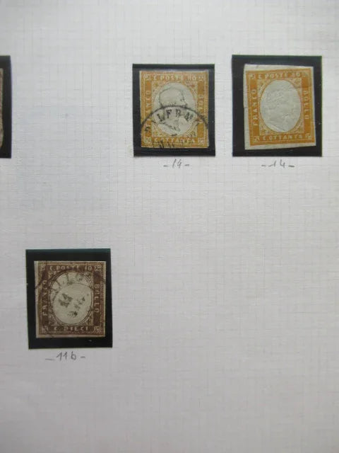 Italie - Anciens états, collection de timbres