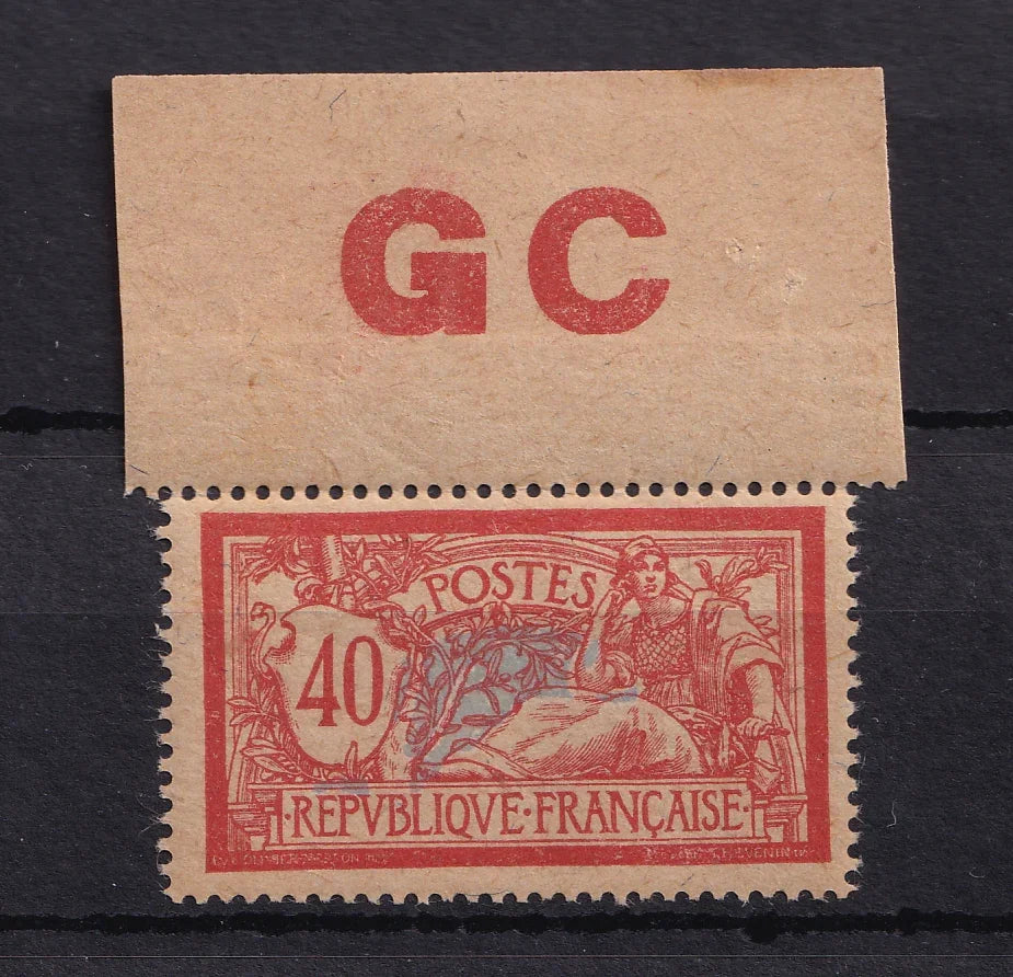 France 1900 - Bord de feuille, papier GC neuf sans charnière - Yvert n°119d