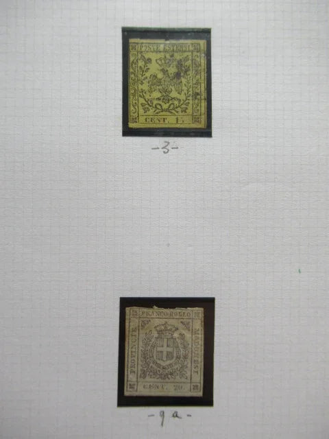 Italie - Anciens états, collection de timbres