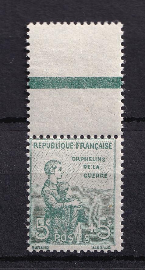 France 1917/1918 - Bord de feuille, neuf sans charnière - Yvert n°149