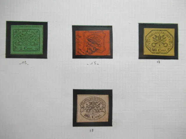 Italie - Anciens états, collection de timbres