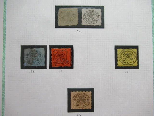 Italie - Anciens états, collection de timbres