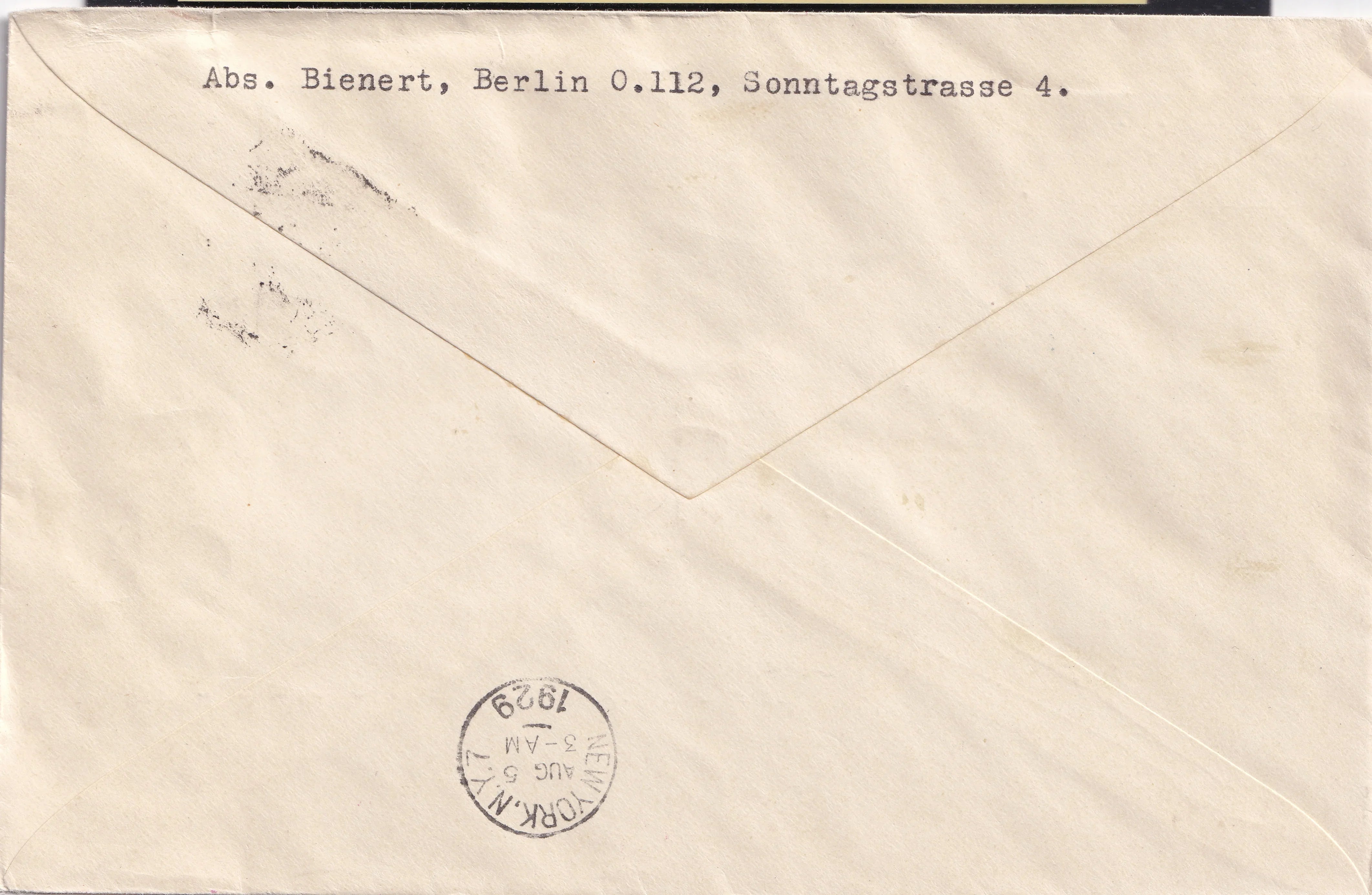 Allemagne 1929 - Zeppelin, 1er Voyage en Amerique - LZ127