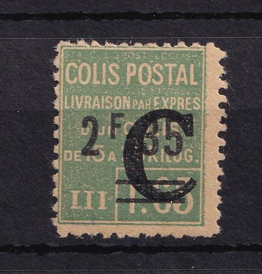 France 1937 - colis postaux, 2/35 sur 1f65 - Yvert n°116