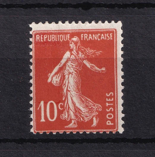 France 1907 - Variété recto verso complète - Maury n°138