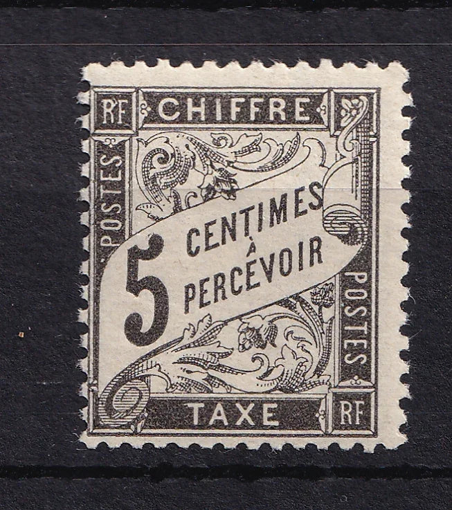 France 1882 - Sans charnière, taxe 5c noir - Yvert ntaxe n°14