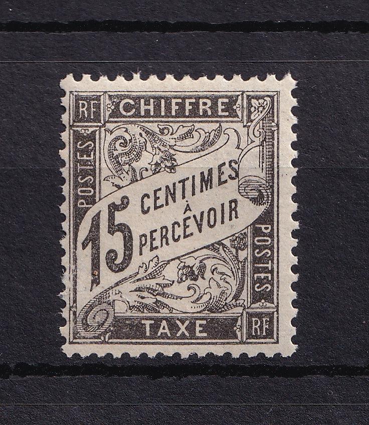 France 1882 - Sans charnière, taxe 15c noir - Yvert taxe n°16