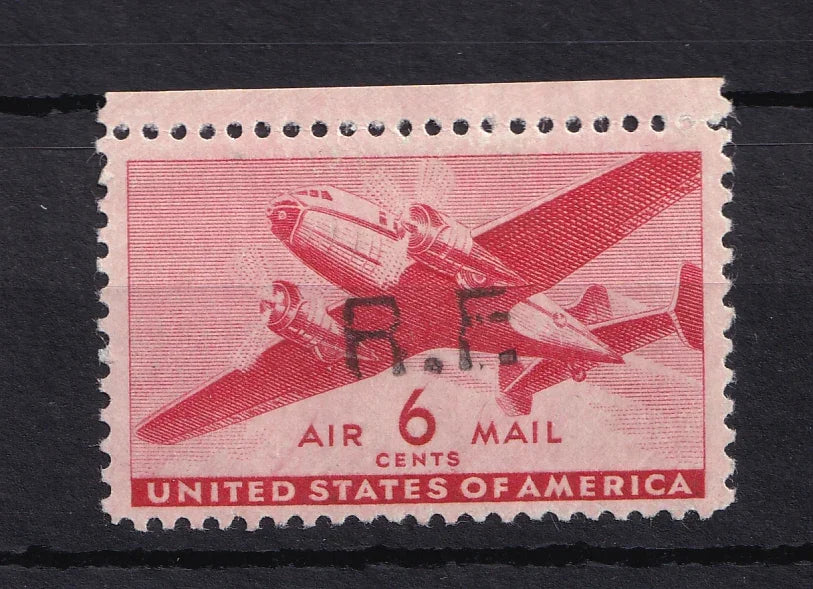 France 1944 - Certificat Renon, poste aérienne militaire surcharge Casablanca Type II - Mayer n°6