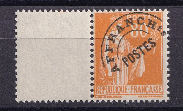 France 1933/1939 - Sans charnière, Bord de feuille, préoblitéré - Yvert préo n°75