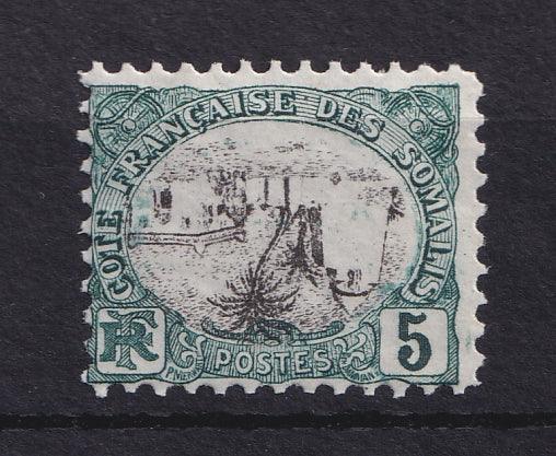 Cote des Somalis 1903 - centre renversé - Yvert n°56a