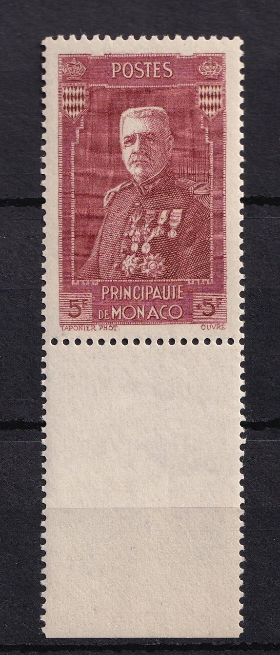 Monaco 1937 - sans charnière, prince Louis II - Yvert n°139