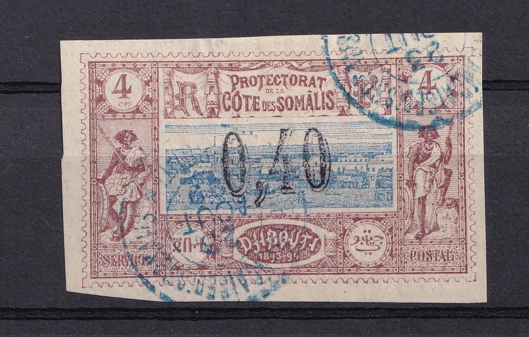 Cote des somalis 1899 - 0,40 sur 4c - Yvert n°22