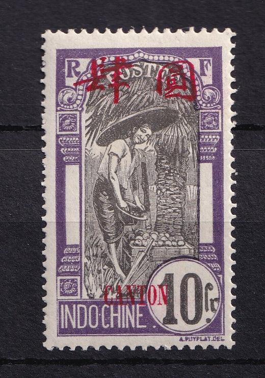 Canton 1908 - Signé Brun, 10fr Violet - Yvert n°66
