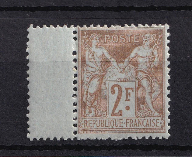 France 1900 - Sans charnière, Bord de feuille, Sage 2fr - Yvert n°105