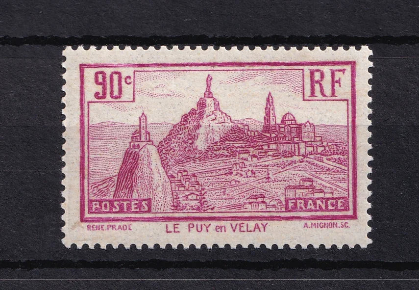 France 1933 - sans charnière, 90c rose-lilas - Yvert n°290