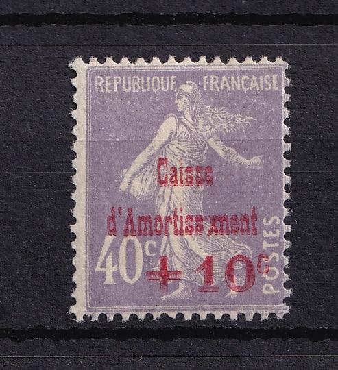 France 1928 - Variété sans le premier e de Amortissement - Yvert n°249a