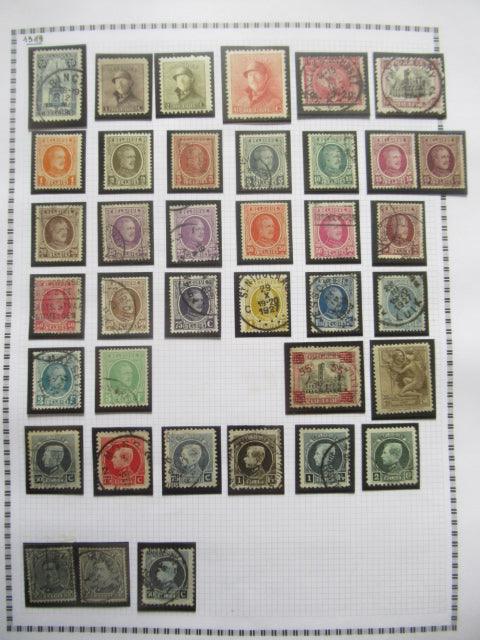 Belgique - Collection avancée de timbres