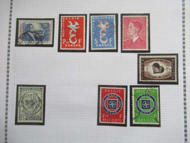 Belgique - Collection avancée de timbres