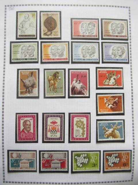 Belgique - Collection avancée de timbres