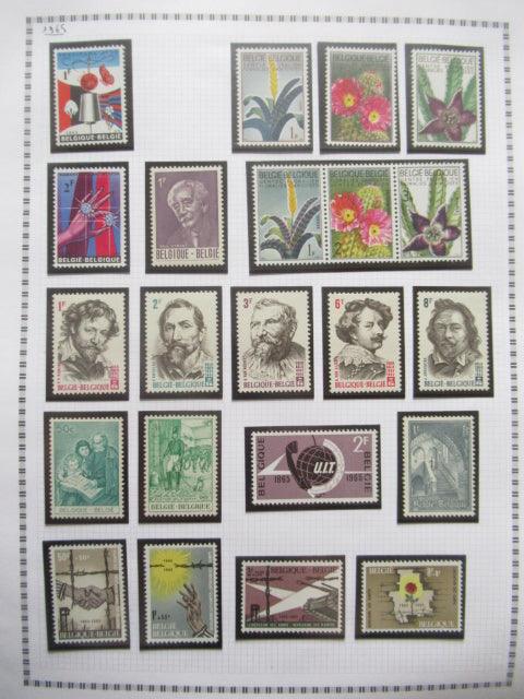 Belgique - Collection avancée de timbres