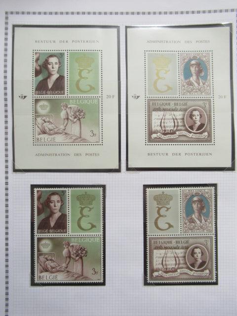 Belgique - Collection avancée de timbres