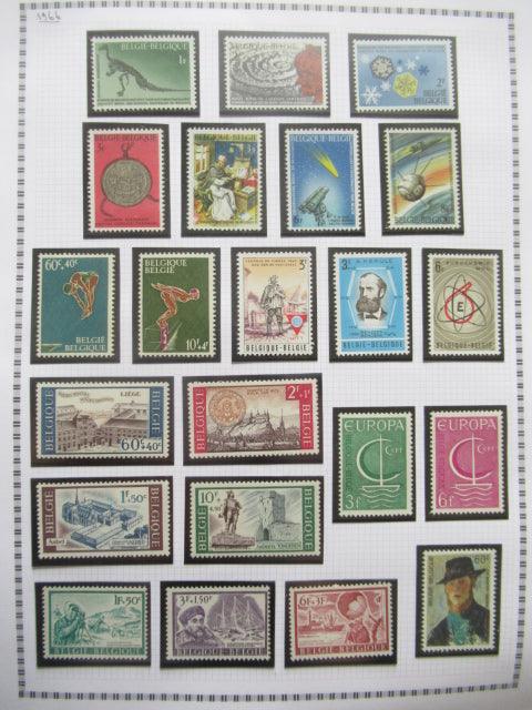 Belgique - Collection avancée de timbres