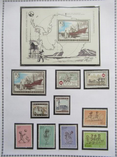 Belgique - Collection avancée de timbres
