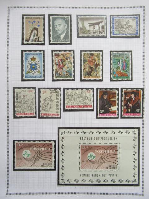 Belgique - Collection avancée de timbres