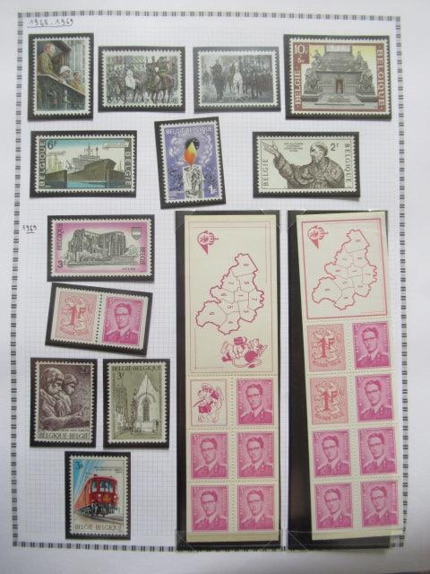 Belgique - Collection avancée de timbres