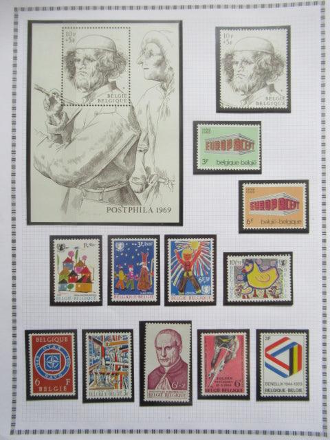 Belgique - Collection avancée de timbres