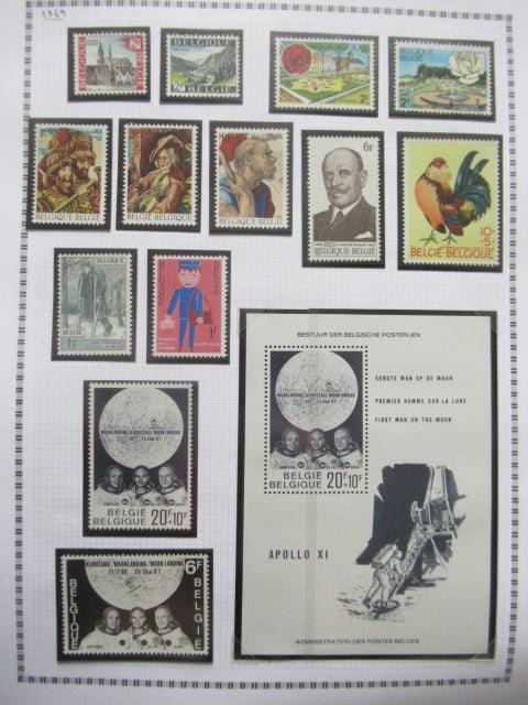 Belgique - Collection avancée de timbres