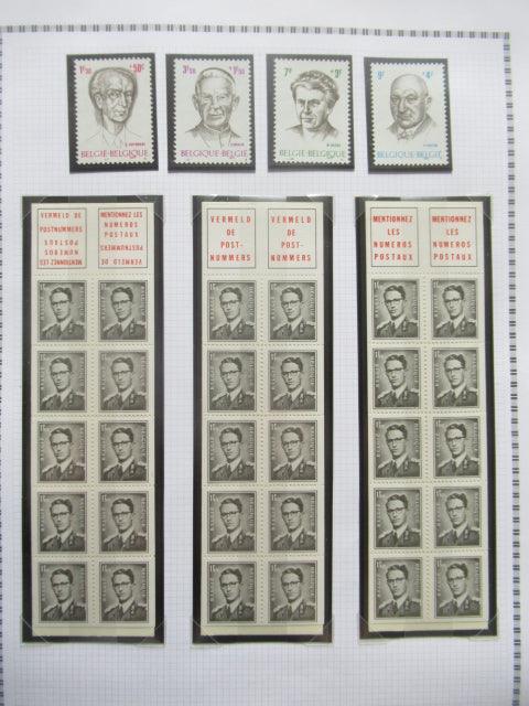 Belgique - Collection avancée de timbres