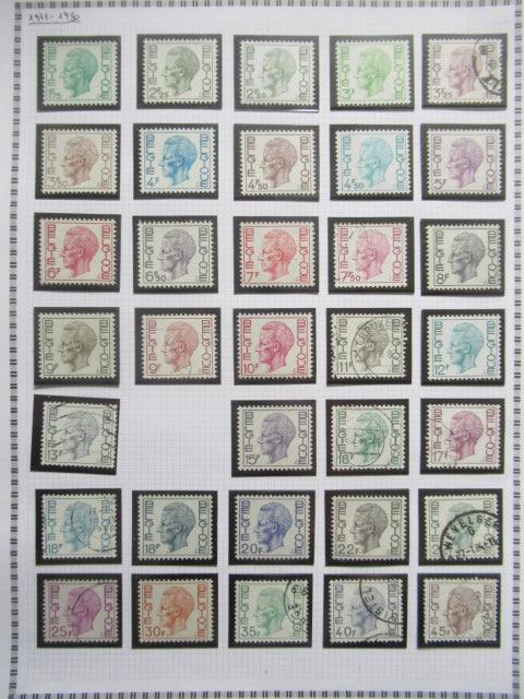 Belgique - Collection avancée de timbres