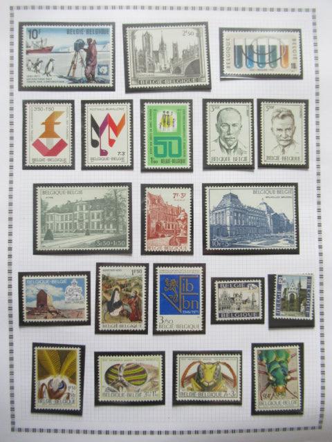 Belgique - Collection avancée de timbres