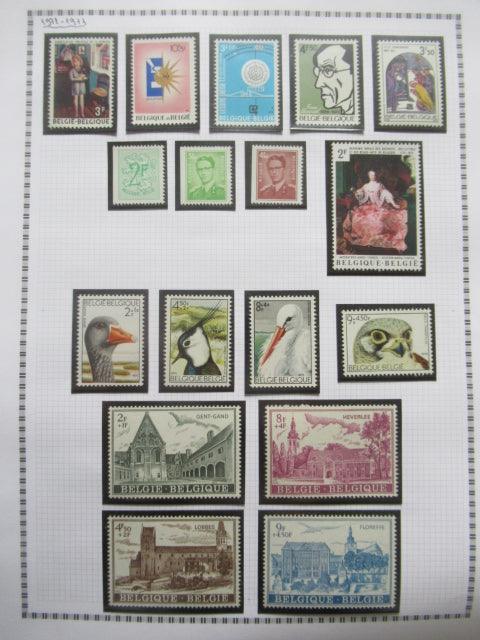 Belgique - Collection avancée de timbres