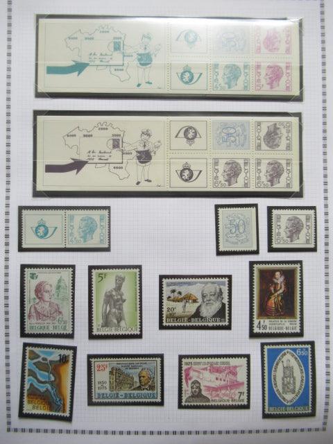 Belgique - Collection avancée de timbres
