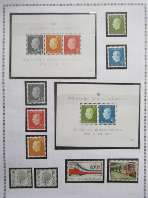 Belgique - Collection avancée de timbres