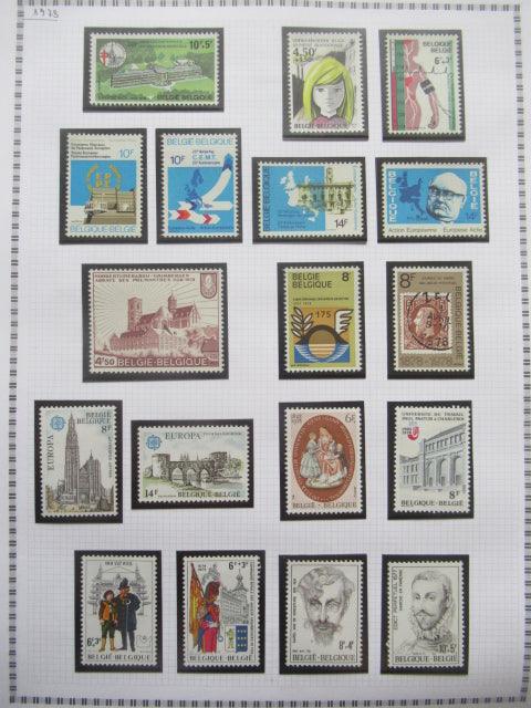 Belgique - Collection avancée de timbres