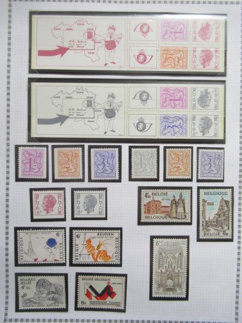 Belgique - Collection avancée de timbres