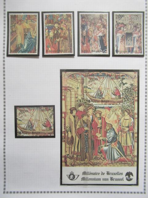Belgique - Collection avancée de timbres