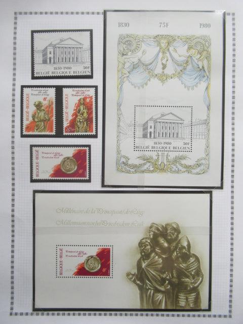 Belgique - Collection avancée de timbres