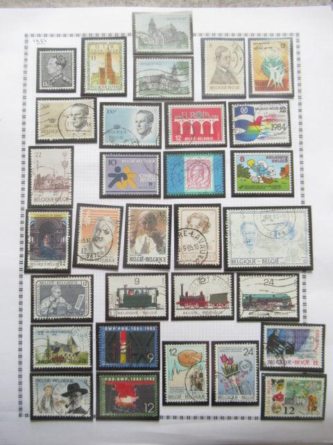 Belgique - Collection avancée de timbres